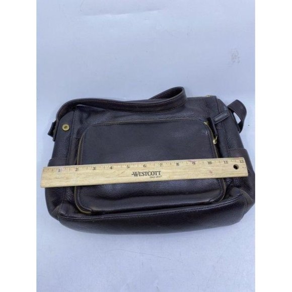 valerie stevens brown leather cross body bag - Picture 2 of 10